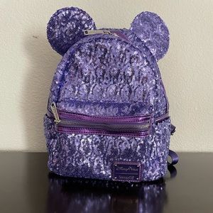 Potion Purple Loungefly Minnie Backpack
